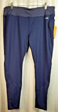 Women's Avia Charisma Leggings Activewear Moisture Wicking Blue NEW Size XL