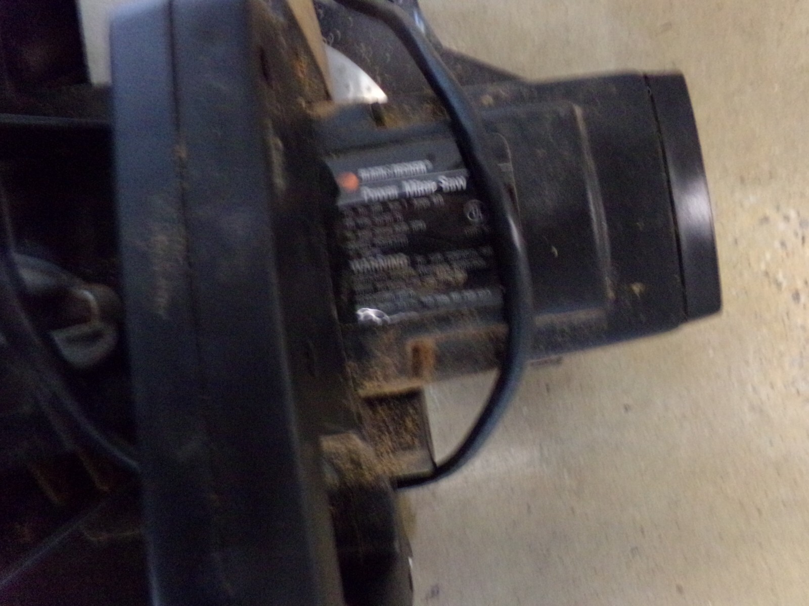 BLACK & DECKER POWER MITER SAW, LOCAL PICKUP ONLY, NO SHIPNG CAT. 1701