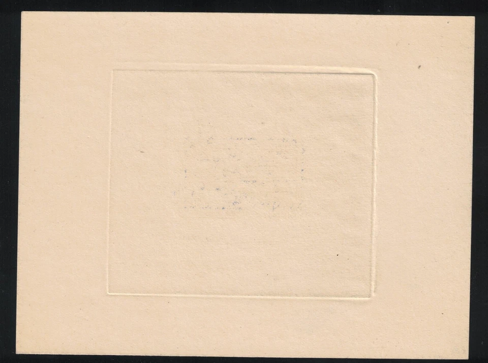 Estampilla de 1946 Mónaco FDR Roosevelt artista prueba firmada Gandon Barlangue Scott 199 Foto 2 de 2