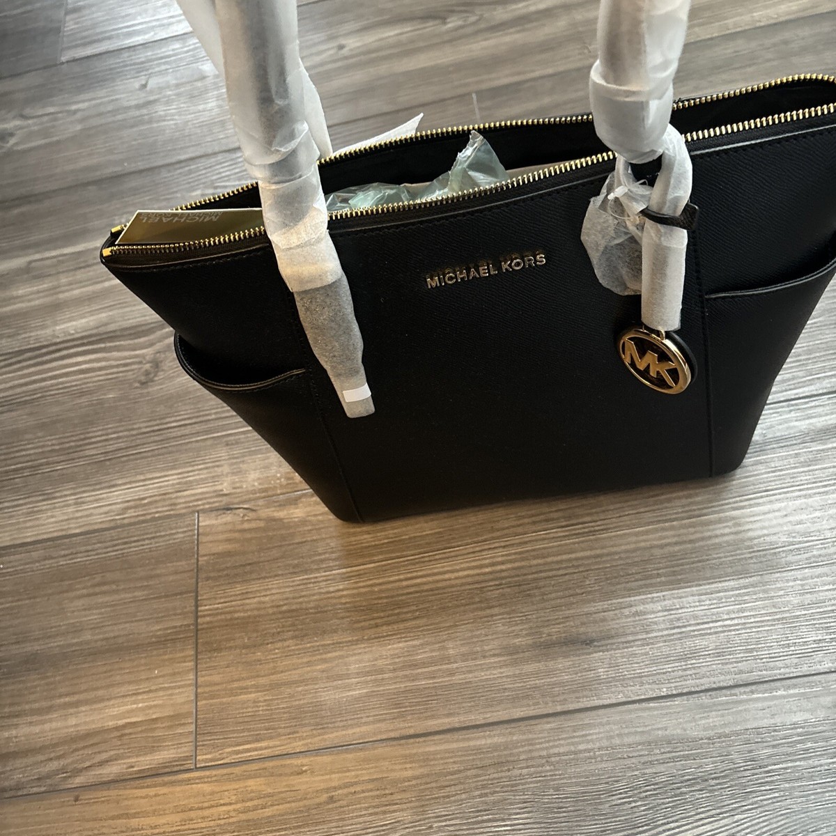 Michael Michael Kors Logo Jet Set East West Top Zip Tote 