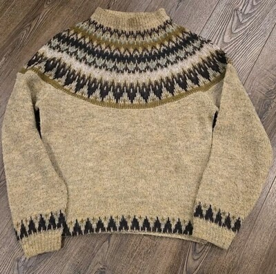 60s mohair pull over knit 