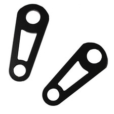 Blinkerhalter Stoßdämpfer Harley Gabel für Kellermann LED Blinker 8mm schwarz