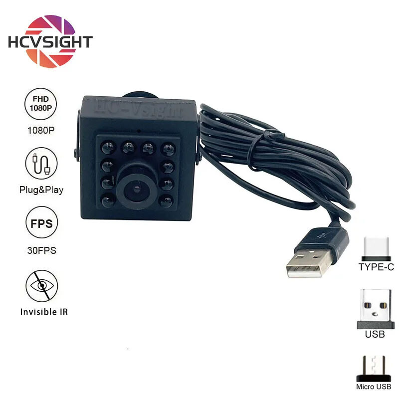 Night Vision Usb Infrarot Webcam Usb ELP 1080P IR Webcam, USB
