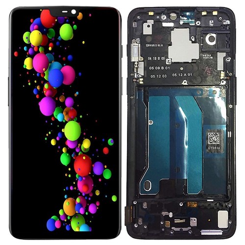 For OnePlus 6 Digitizer Full Assembly with Frame OEM LCD Screen (Black) - Picture 3 of 6