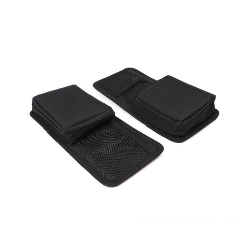 2*Black Gear Shift Side Storage Bag Card Phone Organizer For Ford Ranger 2015-21 - Picture 4 of 12