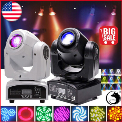 120W RGBW Spot Moving Head Stage Lighting 8Gobo DMX512 Beam Disco DJ Party Light