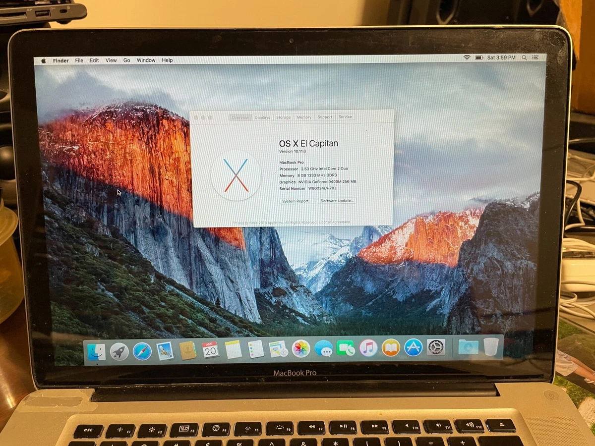 Las mejores ofertas en Apple MacBook Pro 15 en 2009 | eBay