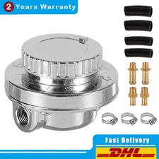 1-5 psi Adjustable Fuel Pressure Regulator Carburetor Carb Kit w/ 8mm 10mm Hose