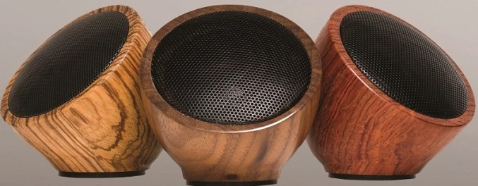 TRIPLE C | bluBOOM WALNUT WOOD BLUETOOTH SPEAKER ✪NEW✪ ASN624W6 RARE BLU USA US - Image 4 of 4