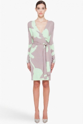 Diane Von Furstenberg DVF Knit Wrap Dress Size Small | eBay