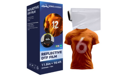 US 11.8in x 16.4ft Reflective DTF Film DTF Transfer Film Roll Cold Peel