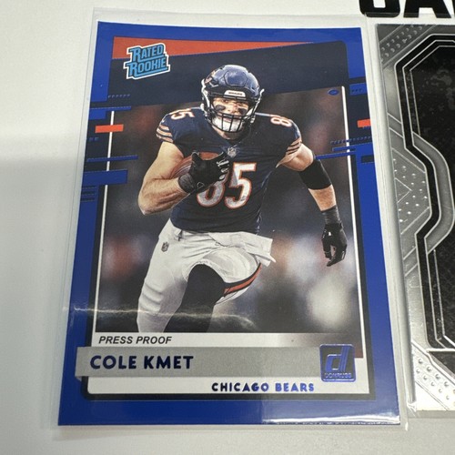 Cole Kmet Prizm Rated Rookie Lot 2020 3 Cards Blue Prizm Black Rookies And Stars - Bild 2 von 5