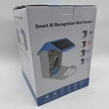 Smart AI Recognition Bird Feeder HD Streaming Video Solar WiFi Bluetooth