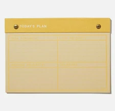 3X Typo A5 Today's Plan Desk Planner 40 Sheets 8.3" x 5.7"