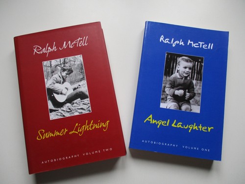 'SIGNED' RALPH MCTELL AUTOBIOGRAPHY VOLUME 1 & 2 ANGEL LAUGHTER SUMMER LIGHTNING