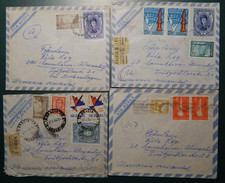 Argentina: lotto vecchie lettere posta aerea/air mail-covers Buenos Aires n. Mannheim