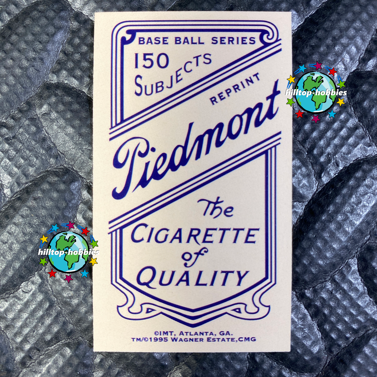 1995 REPRINT* 1909 T206 HONUS WAGNER ROOKIE TOBACCO CARD PIEDMONT