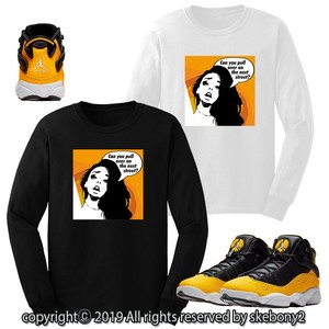 Details About Custom T Shirt Matching Style Of Air Jordan 6 Rings In Taxi Jd 6 15 7 L