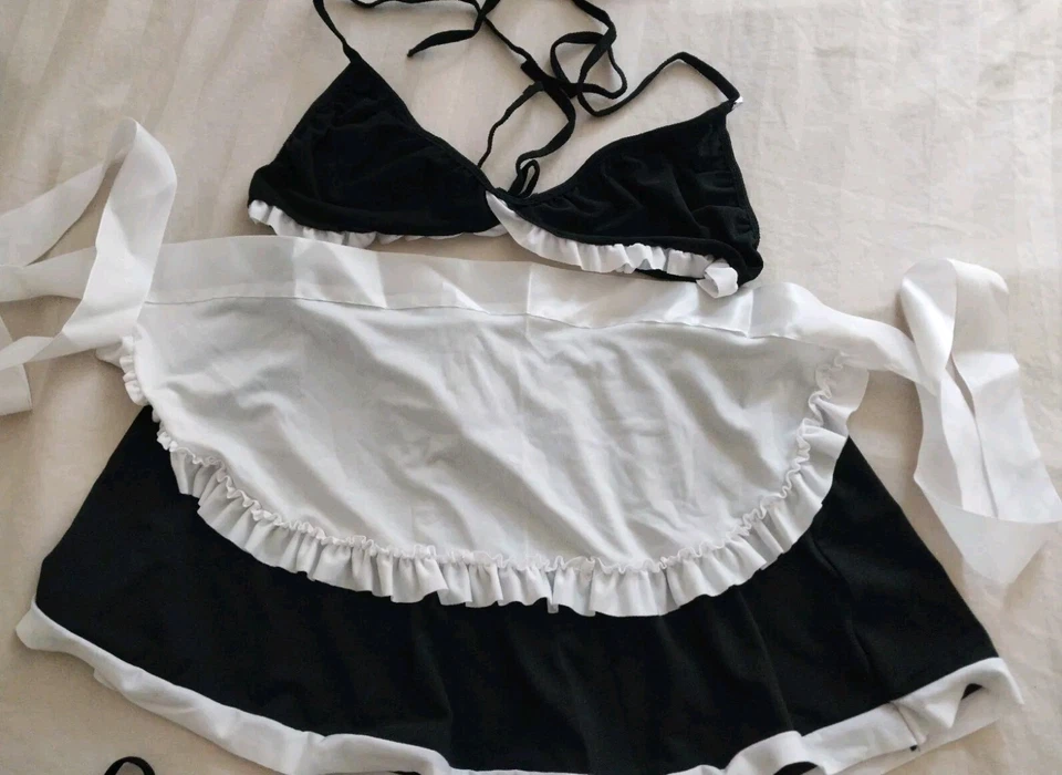 Traje de criada francesa Disfraz SHEIN Lencería 6 piezas Sexy Damas Mujeres L EE. UU. NUEVO SIN ETIQUETAS Foto 2 de 4