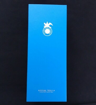 CASA DRAGONES Limited Edition Empty Blue Tequila Box & Booklet NO BOTTLE Bx-129