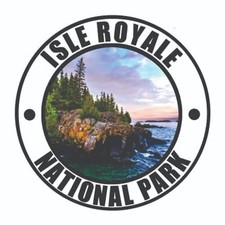 Isle Royale National Park Sticker Michigan National Park Decal