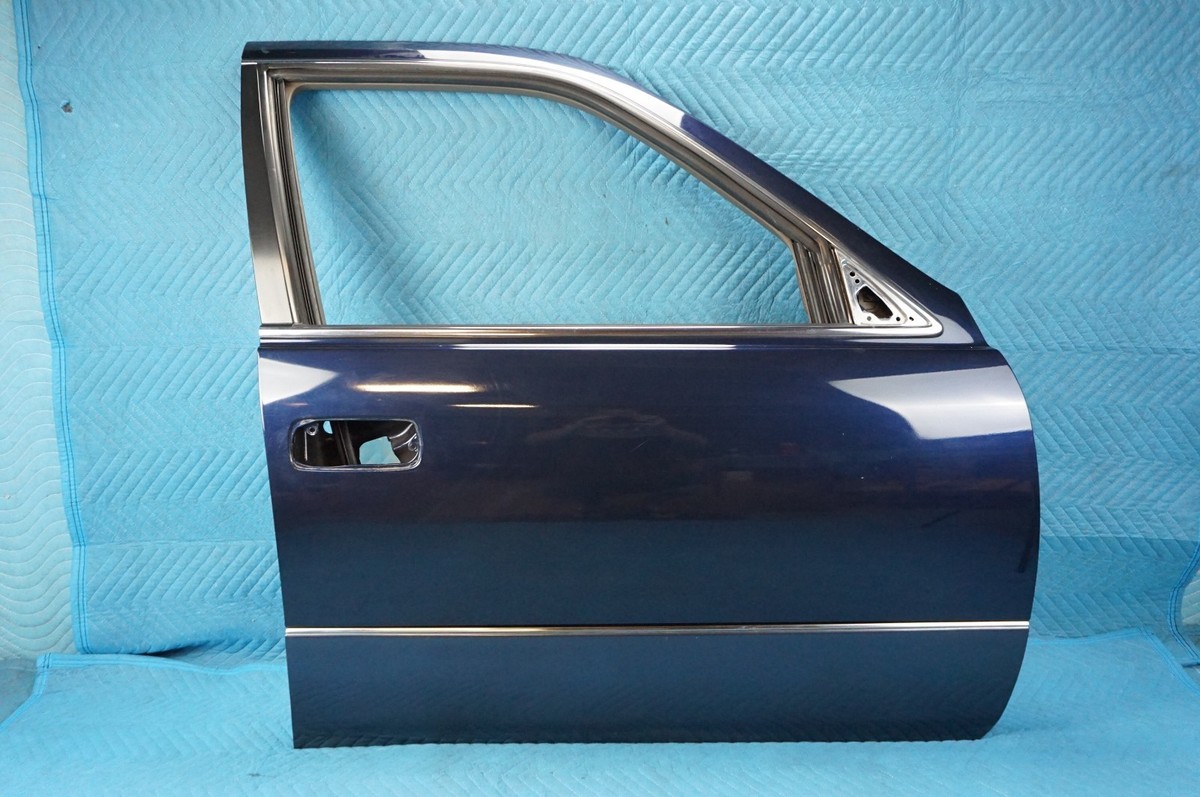 Lexus LS400 Front Passenger Door W/ Moulding Dark Blue: 8L4 1995