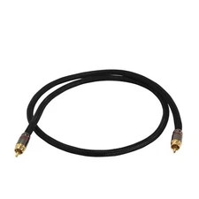 Full Tilt Audio Single Channel 3.0 Feet Gold Tip RCA Cable FT-RCA3.0-HQ-SGL