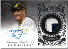 2022 Topps Update Series Reverence Autograph Patch #TRAP-MM Manny Machado /5
