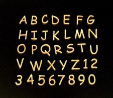 50 Miniature Laser Cut Wood Letters Scrapbooking 1.0" Comic Sans Font 1 Inch