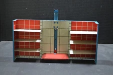 Vintage Superior Tin Toy Storage/Lift PART by T Cohn Superior Service Station