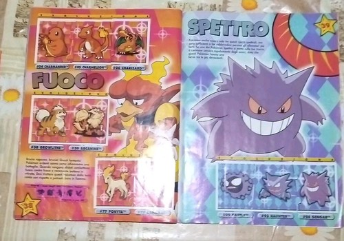 Album Figurine Pokemon 1°ed Merlin Completo Raro + Poster Completo Vedi 24 Foto - Foto 19 di 24