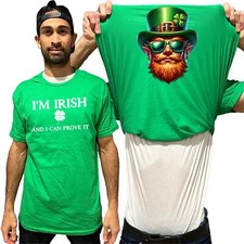I'm Irish And I Can Prove It Leprechaun Flip Shirt - St. Patrick's Day T-Shirt