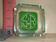 S & R INC. ASHTRAY - NO WHERE OR WHAT! BUT NO DAMAGE EITHER ..