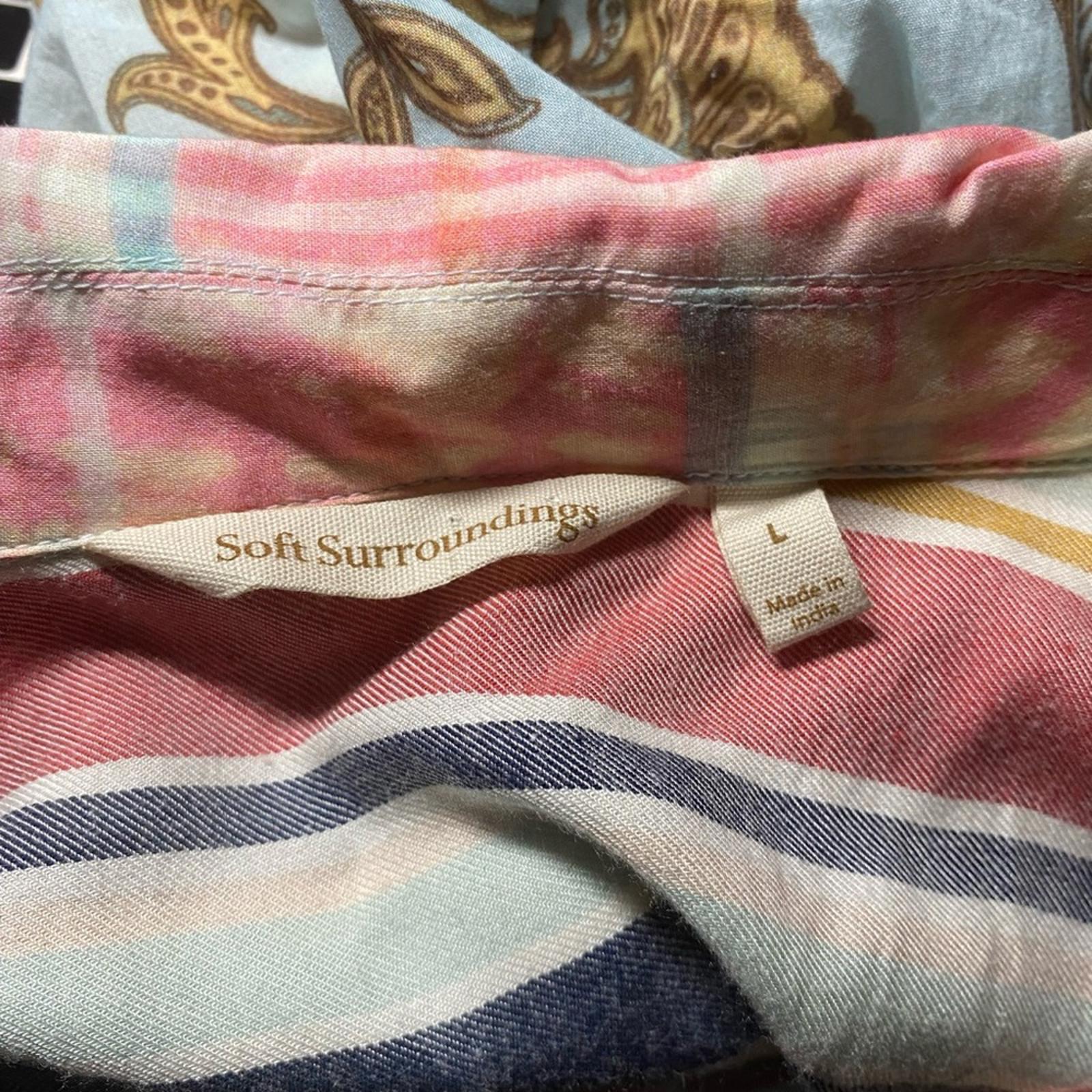 SOFT SURROUNDINGS Descansa Tunic Button Down Shir… - image 9