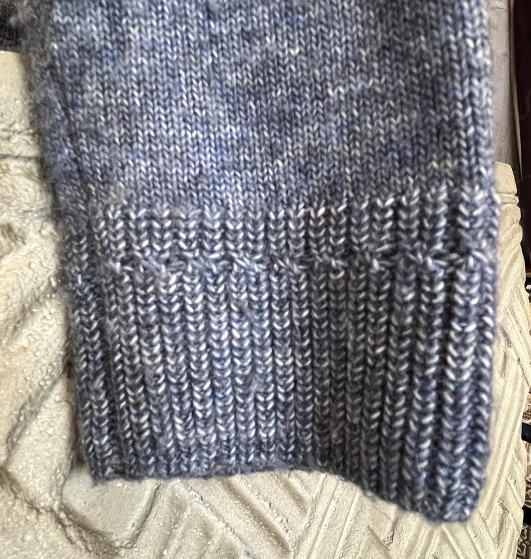 Talbots Woman’s Collared Pullover Blue Heather Br… - image 4