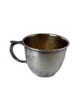Vintage Forbes 1894-1935 Hammered Silverplate Baby Christening Cup