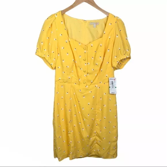 Gianni bini yellow dress cheap