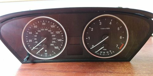 BMW 5er E60 E61 LCI Kombiinstrument Tacho Uhren Benzin 9177252