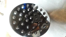 brand new signature brand  chrome rain shower head NICE NEW in box