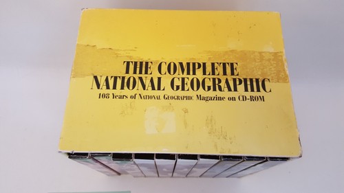 108 years National Geographic + reference CD set CD Rom all here + map +guide - Picture 6 of 17