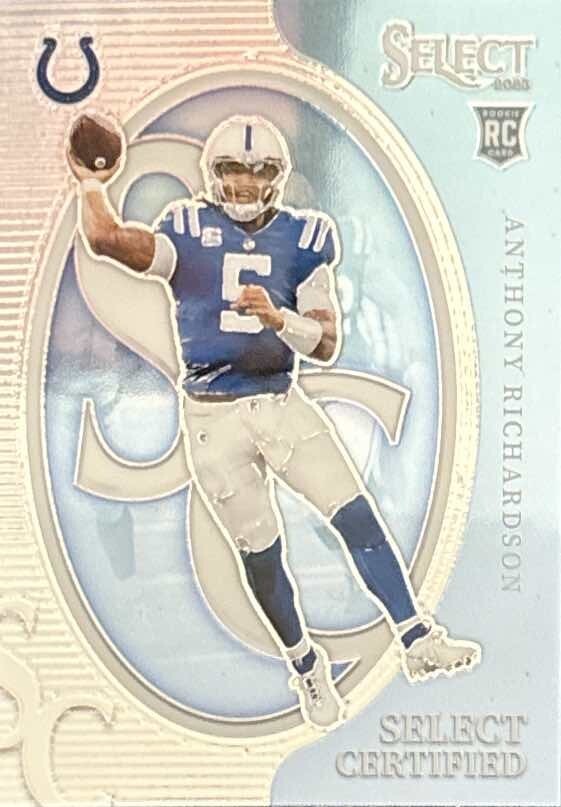 2023 Panini Select - Select Certified Rookies #CRO-ARI Anthony Richardson (RC)