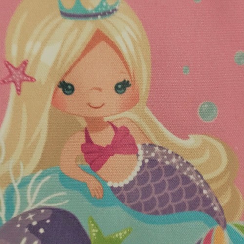 PERSONALISED MERMAID CUSHION,CHOOSE COVER ONLY OR COMPLETE,BLONDE OR DARK HAIR - Picture 4 of 6
