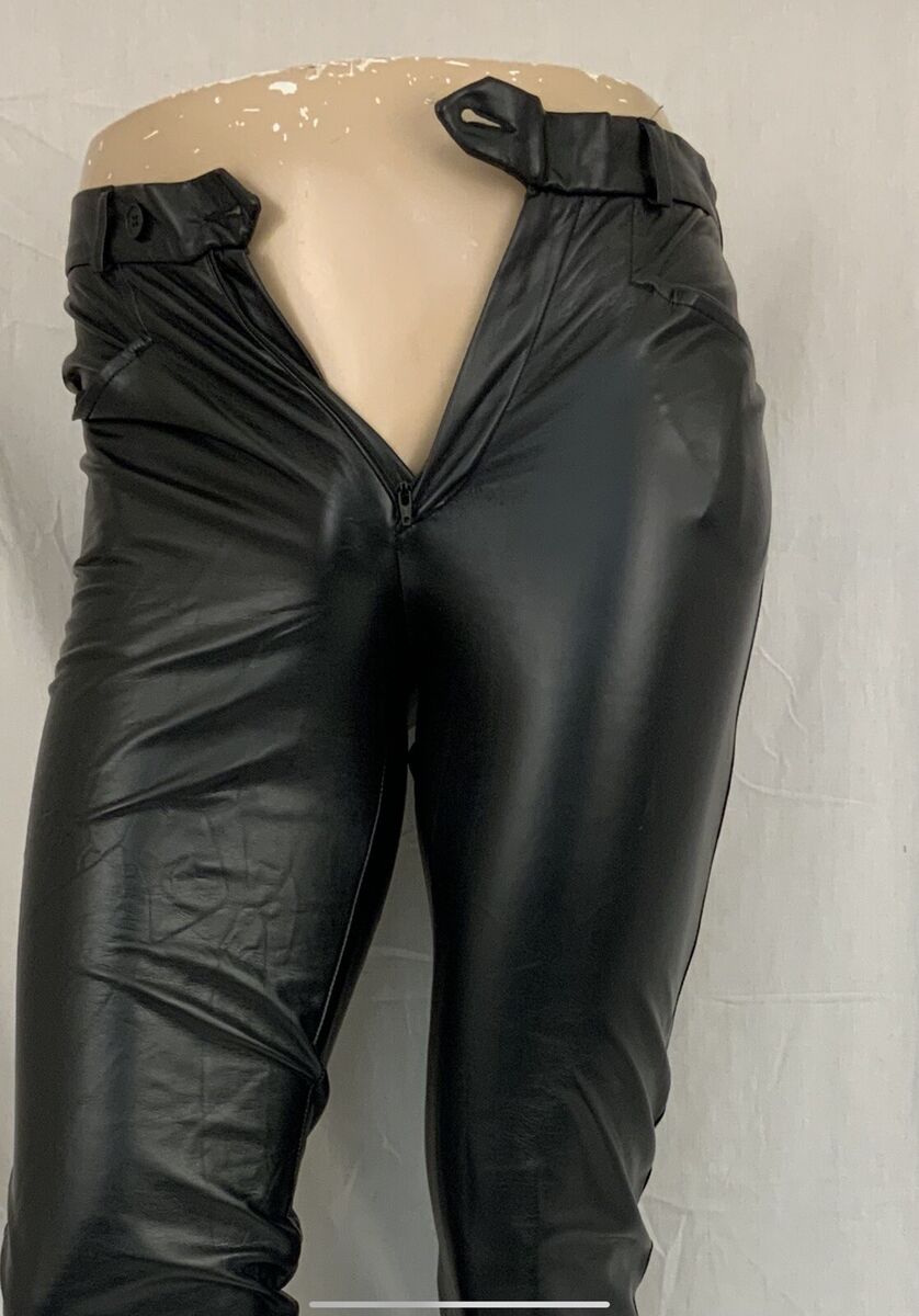 Joseph Pants S Black 100% Nylon Boot Cut Made In France NWOT Joseph Pants S Black 100% Nylon Boot Cut Made In France NWOT