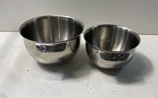Lot de 2 bols mélangeurs en acier inoxydable Hestan 3QT et 4,75QT