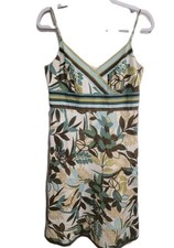Ann Taylor Size 10 Cotton Floral Spaghetti Strap Dress Lined Y2K Sundress Boho