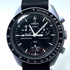 Montre-bracelet OMEGA Swatch Collaboration Bio Ceramic MoonSwatch argent auth...