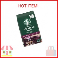 Starbucks Whole Bean Coffee, Dark Roast Coffee, Espresso Roast, 100 Arabica, 1