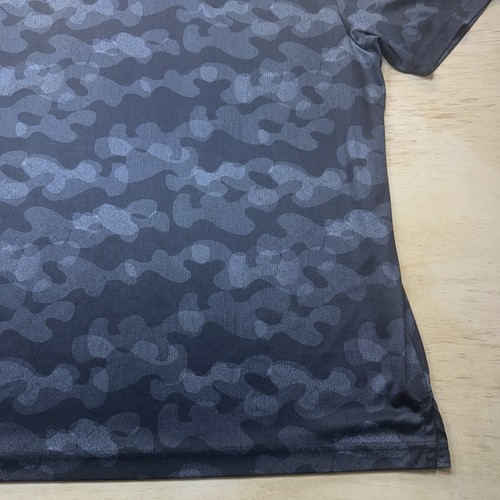 PGA Tour Golf Polo Men's XXL Black Gray Camo Short Sleeve Collared Shirt - Picture 17 of 19