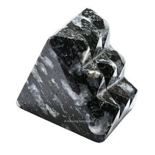 Black & White Tourmaline Crystal Under 9 Pyramid - 1 Inch