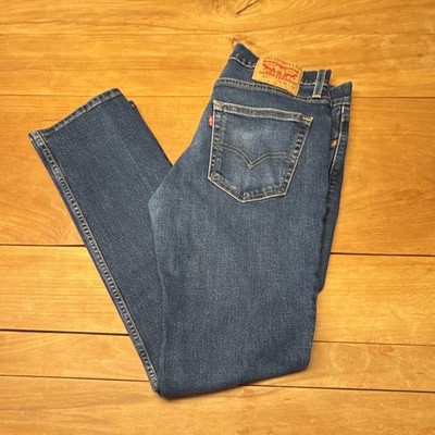 Levi's Men's Slim Fit 511 Blue Medium Wash Denim Jeans Regular Size 32 5-Pocket